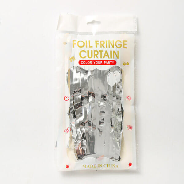 Foil Fringe Curtain – Birthday Party Decoration Backdrop