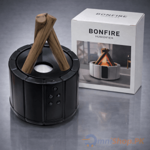 Bonefire Flame Humidifier with LED Lights – Aroma Diffuser & Air Moisturizer with Remote Control