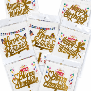 Acrylic Cake Topper – Premium Quality Cake Decoration