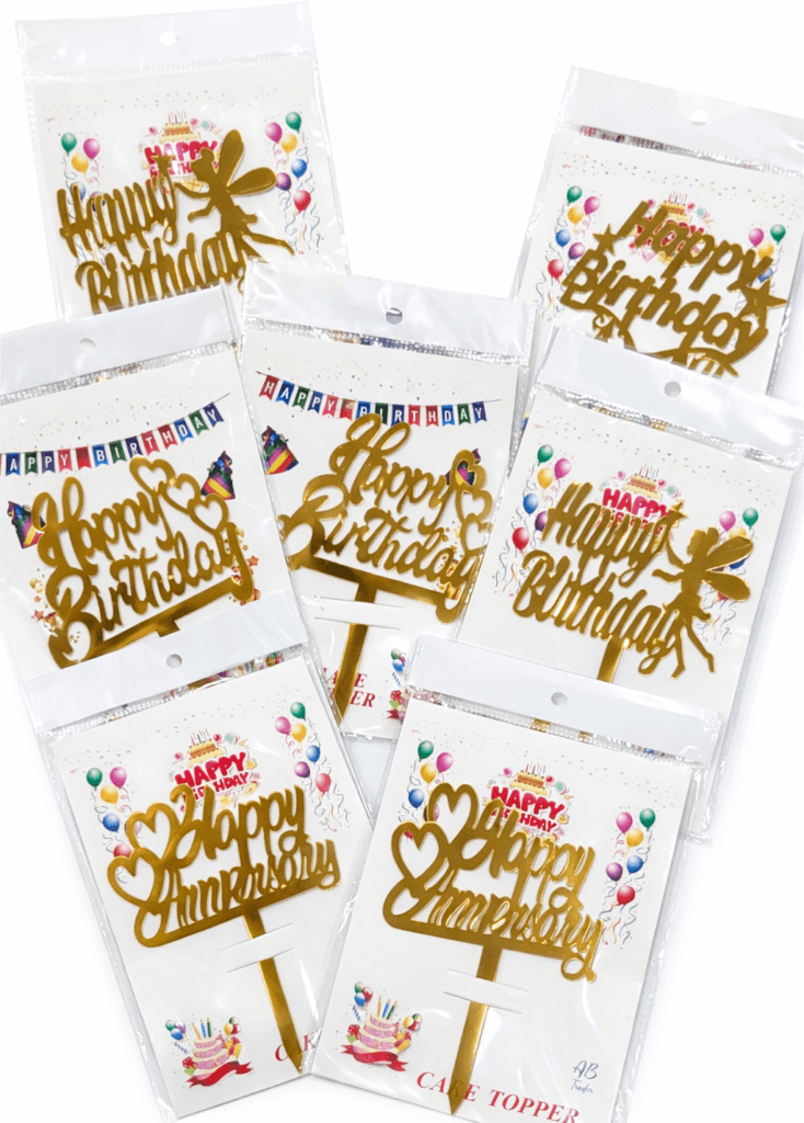 Acrylic Cake Topper – Premium Quality Cake Decoration