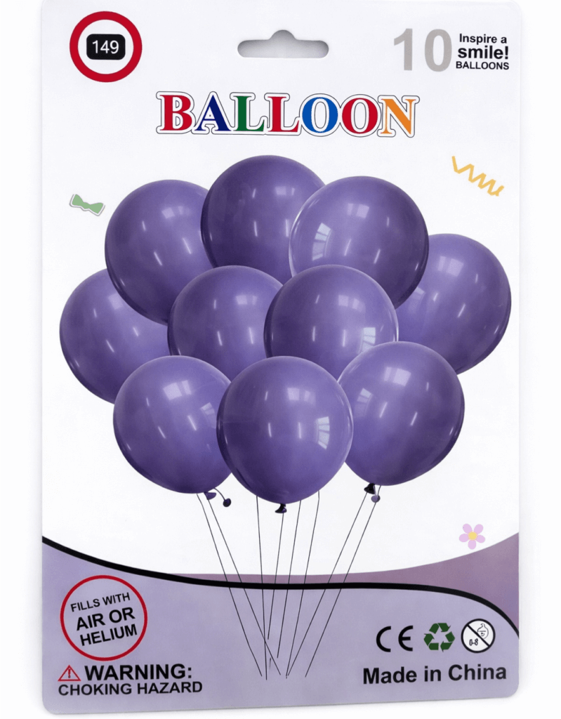 Shiny Balloon Set – 10 Pcs Party Decoration Balloons