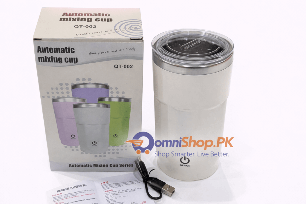 Automatic Mixing Cup 400ml – Rechargeable Self-Stirring Cup