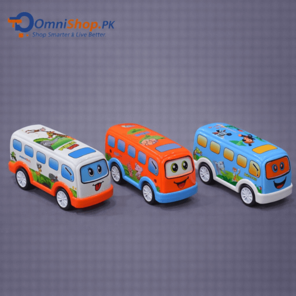 Mini Bus Toy – Die-Cast / Plastic Toy Bus for Kids