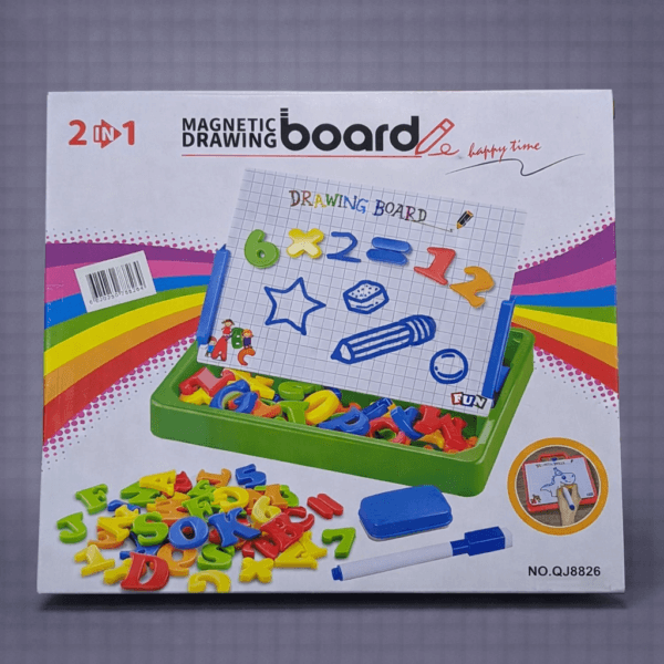 Magnetic Drawing Board for Kids – Reusable Writing & Drawing Board