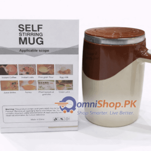 Automatic Magnetic Stirring Coffee Cup 400mL – Rechargeable Auto Mixing Mug with Lid
