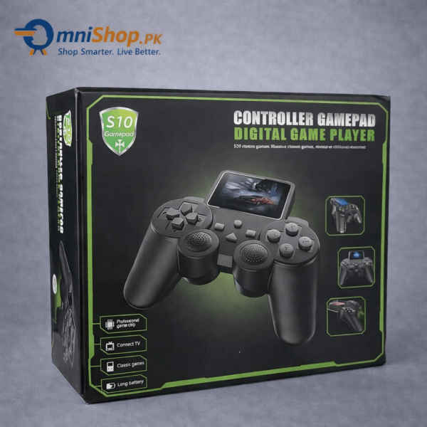 S10 Controller Gamepad Digital Game Player – 2.4-Inch Screen with 520 Built-in Games