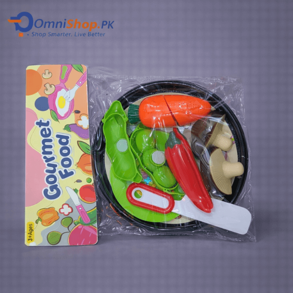 Kids Fruit Set Toy – Pretend Play Cutting & Learning Fruit Set
