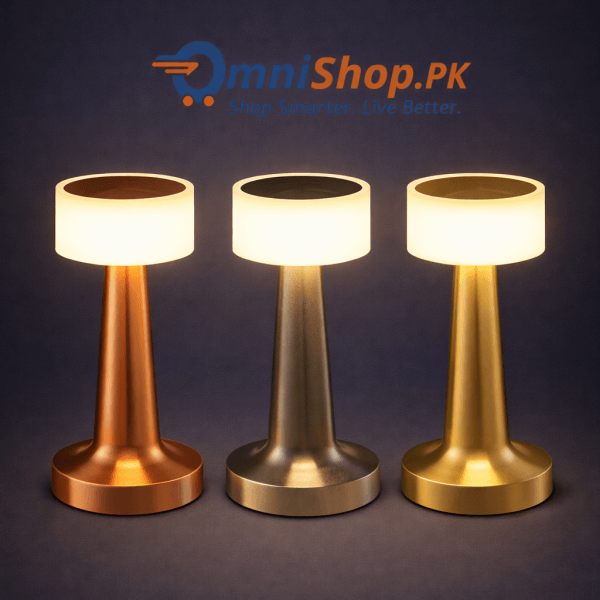 Cordless Table Lamp – Rechargeable Portable LED Night Light for Bedroom, Living Room